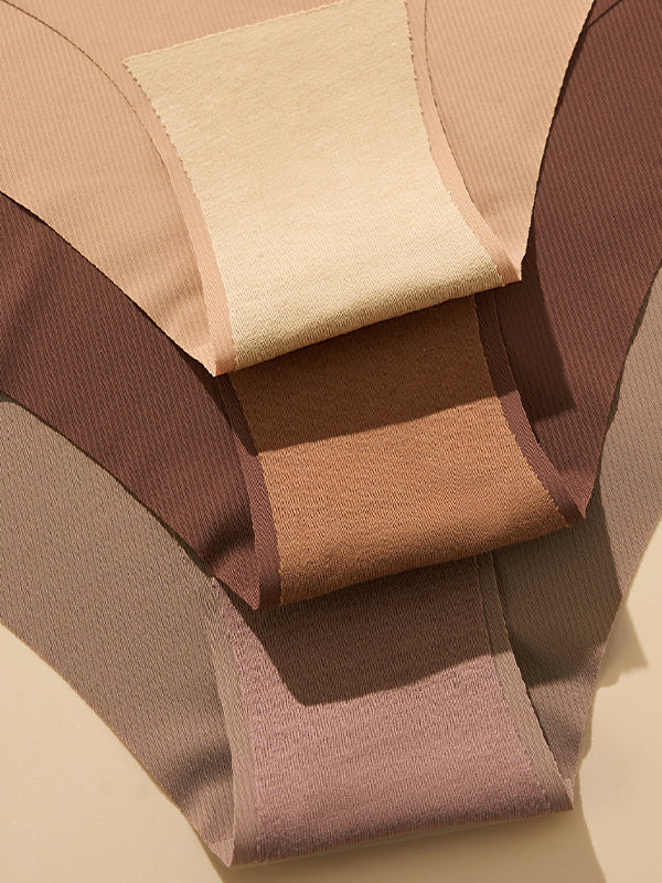 Personalized Striped Seamless Thin Low Waist Breathable Cotton Underwear