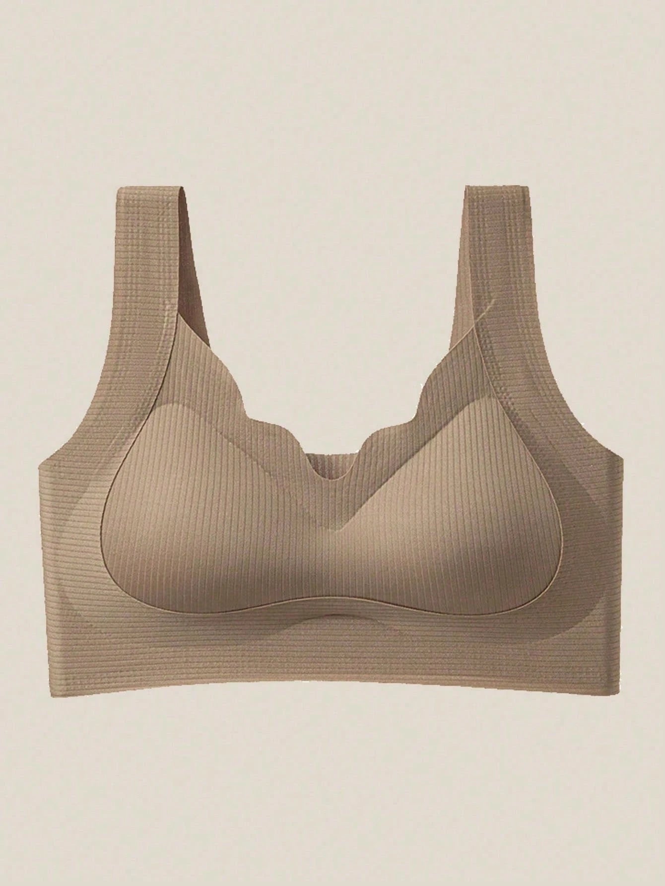 Seamless Casual Comfort Tank Style Seamless V-Neck Yoga Sports Breathable Back Bra Peru