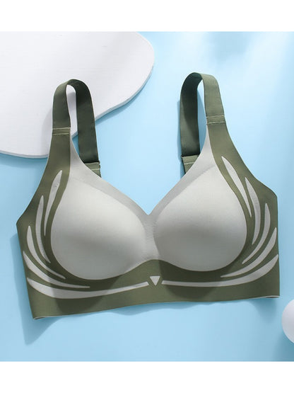 Soft Support Push-up Side Breasts Anti-sagging Sports Seamless Bra