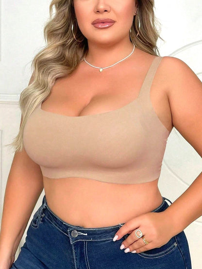 Plus Size Women's Seamless Bra Without Underwire