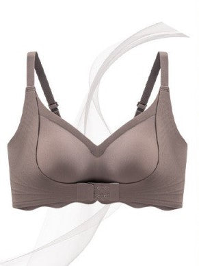 Front Closure Deep V-neck Seamless Push-up Bra Peru