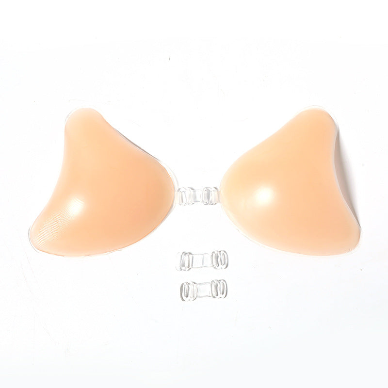 Front Closure Silicone Adhesive Invisible Lift Push-Up Bra Pads