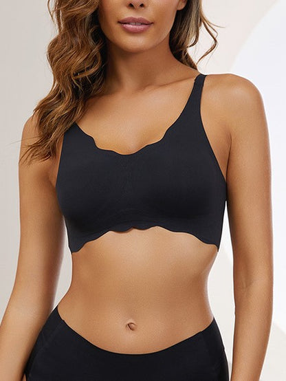 Non-marking Gathering Sport Breathable Bra