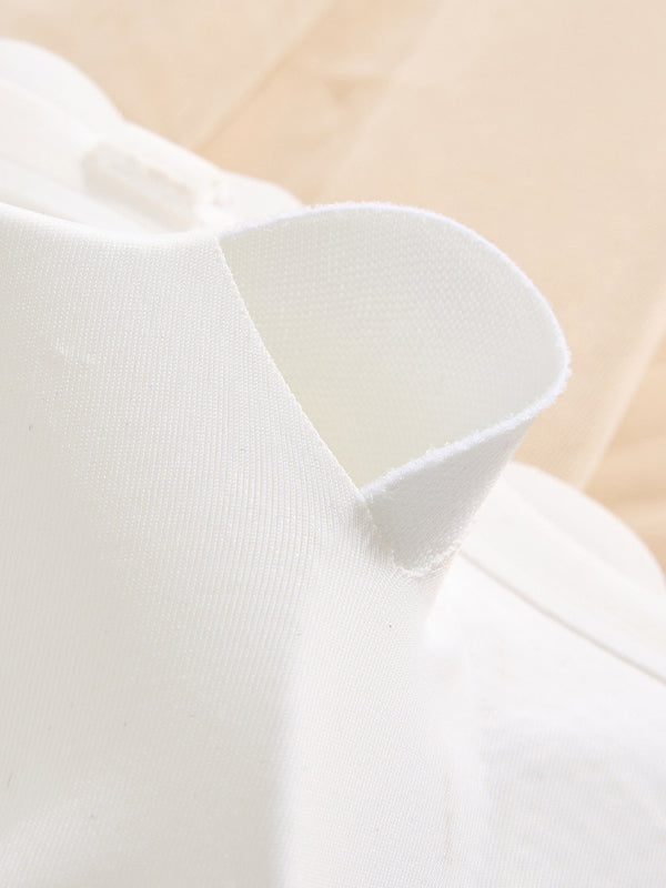 Seamless Wireless Bandeau with Removable Clear Straps and Wavy Trim — Breathable & Invisible Underwear