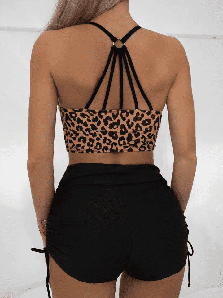 Printed Tight Backless Hottie Holiday Sexy Bra