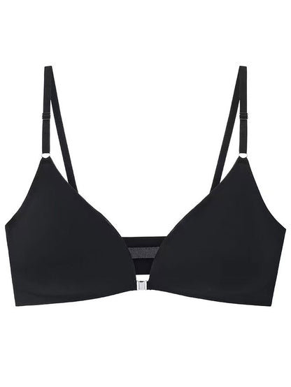 Seamless Soft Support Front Closure Wireless Comfortable Bra