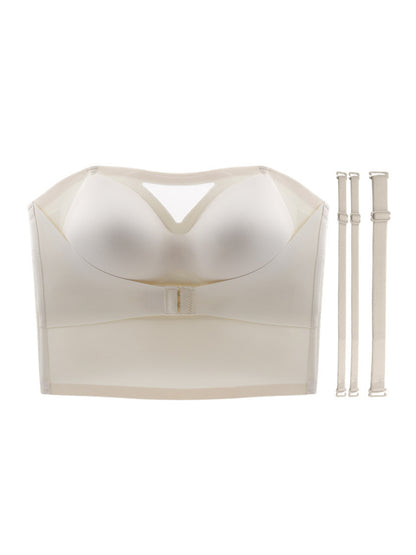 Women's Casual-Comfy Front Closure Strapless Push-Up Bra