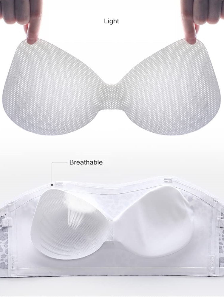 Front Closure Wireless Antislip Push Up Bandeau Strapless Bra