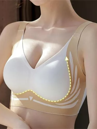 Soft Support Push-up Side Breasts Anti-sagging Sports Seamless Bra