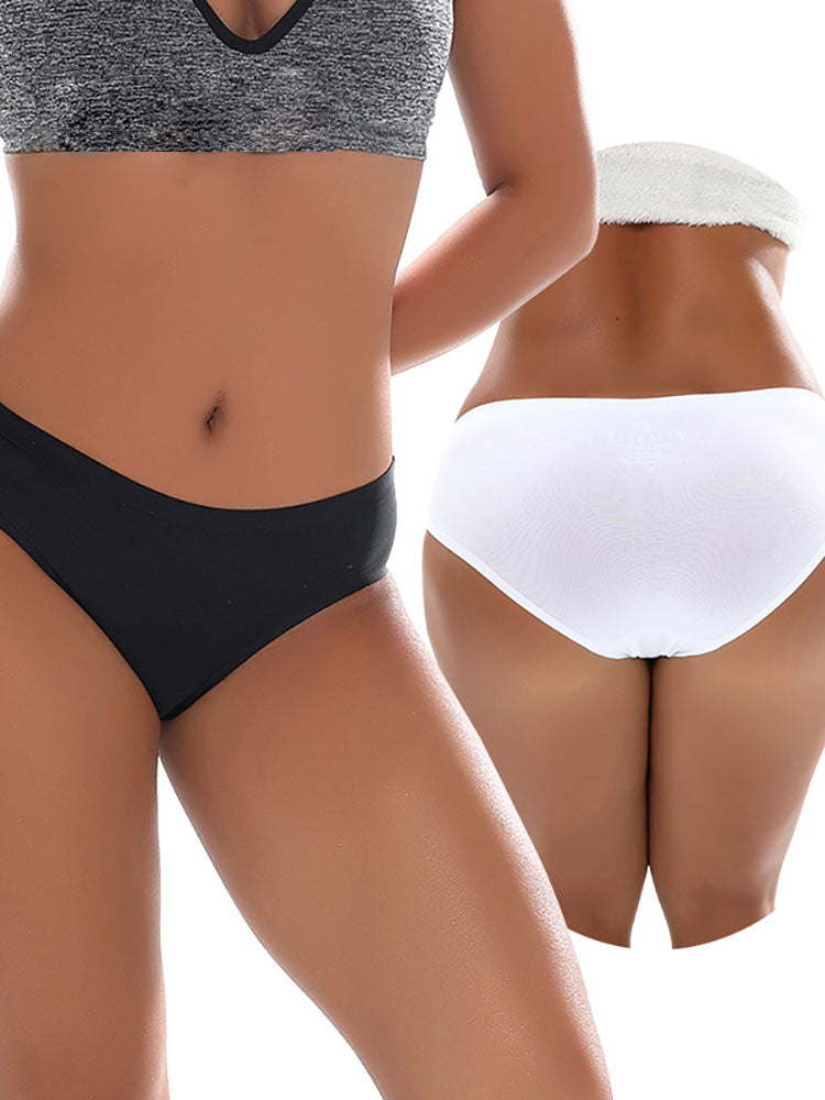 Low-Rise Sexy Solid Color Comfortable Breathable Seamless Panties