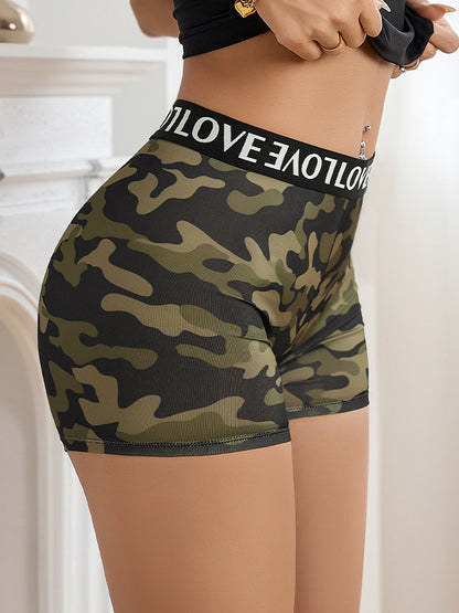 Personalised Printed Seamless Ice Silk Nude High Waisted Plus Size Boxer Briefs