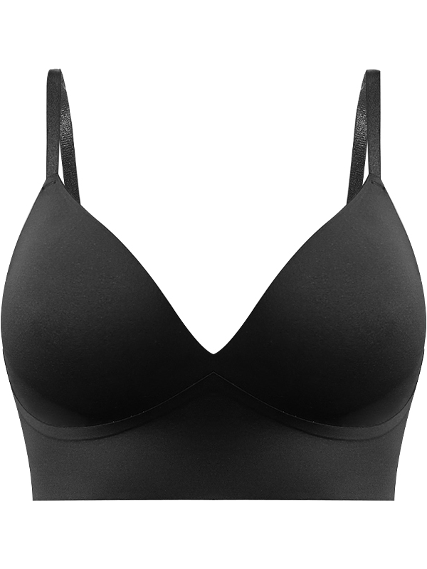 Ice Silk Seamless Thin Breathable Sports Sexy Back Adjustable Wireless Bra