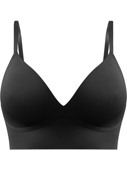 Ice Silk Seamless Thin Breathable Sports Sexy Back Adjustable Wireless Bra