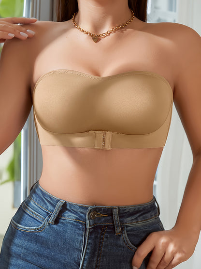 Sexy Front Clasp Shaping and Lifting Wireless Breathable Bra