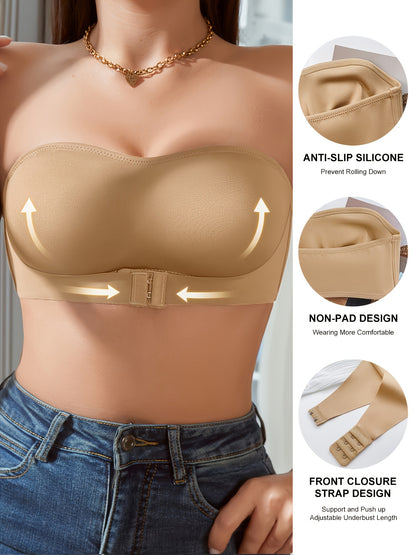 Sexy Front Clasp Shaping and Lifting Wireless Breathable Bra