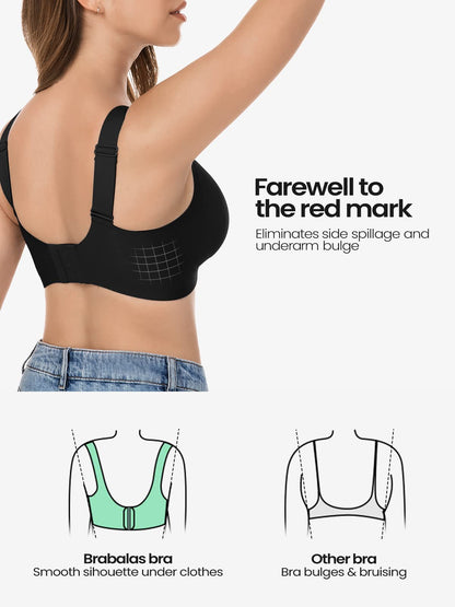 Brabalas Wireless Bras for Women Extremely Comfortable Seamless