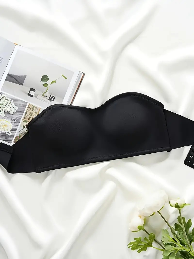 Sexy Front Clasp Shaping and Lifting Wireless Breathable Bra Black