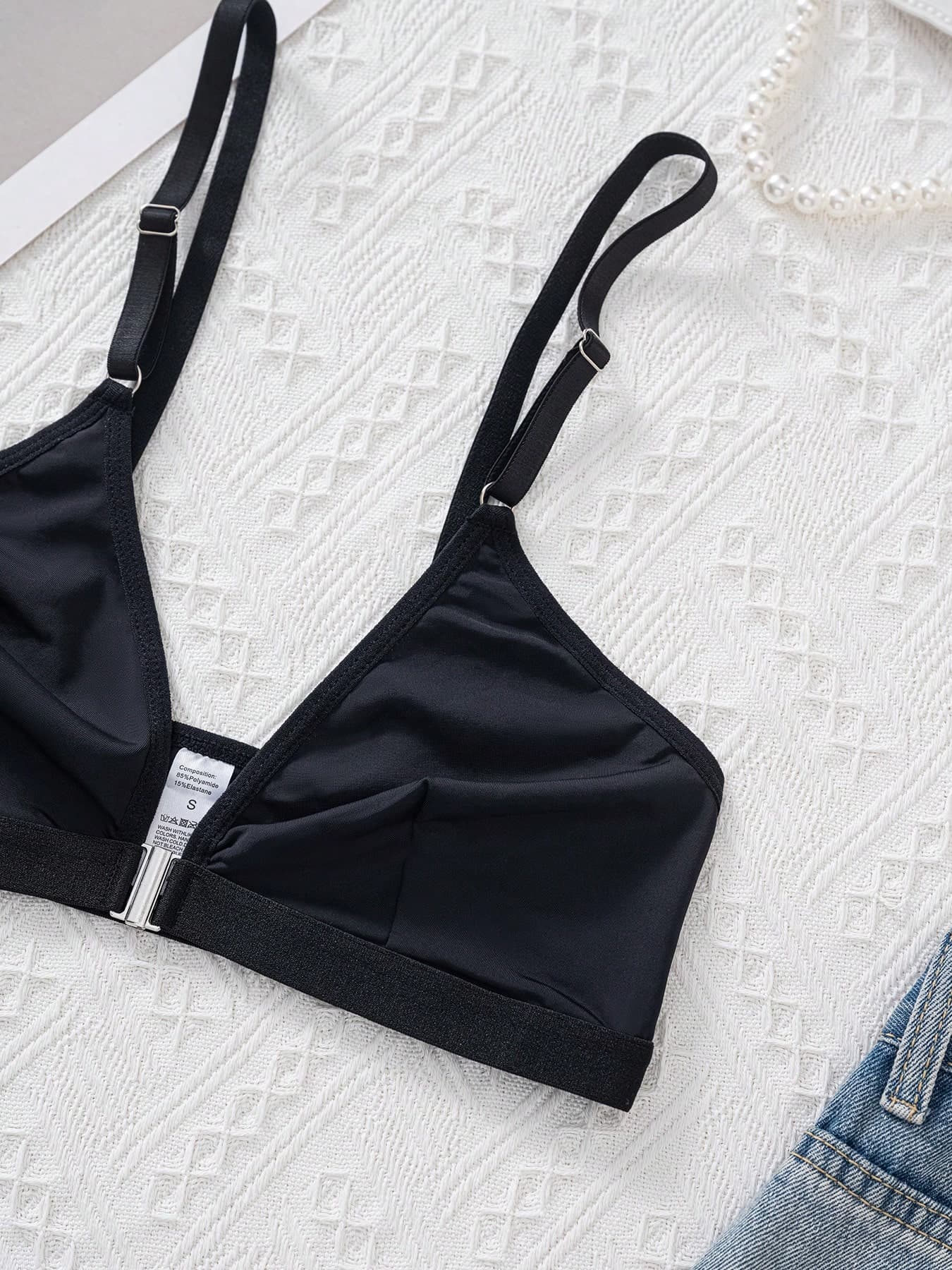 Seamless Soft Support Front Closure Wireless Comfortable Bra