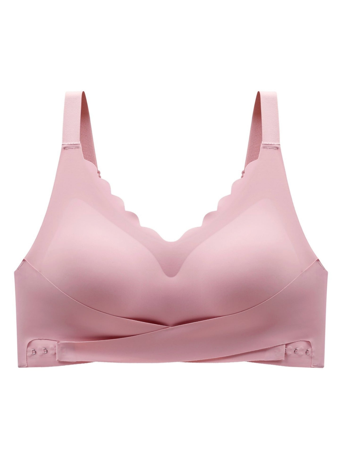 Comfortable Front Closure Seamless Wireless Push-up Bra