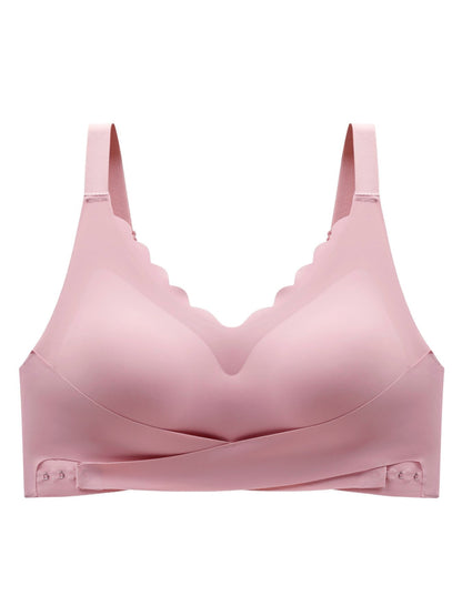 Comfortable Front Closure Seamless Wireless Push-up Bra