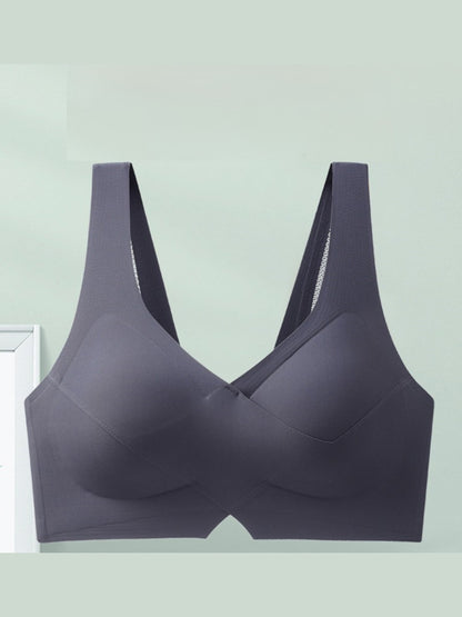 Sports Comfort One-piece Lift Seamless Wireless Push-up Bra