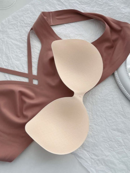 Nude Jelly Strip Support Breathable Comfort Seamless Bra