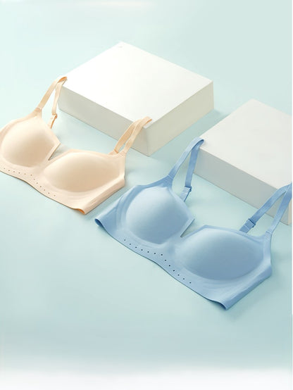 3D Jelly Soft Support Seamless Push-up Wireless Bra