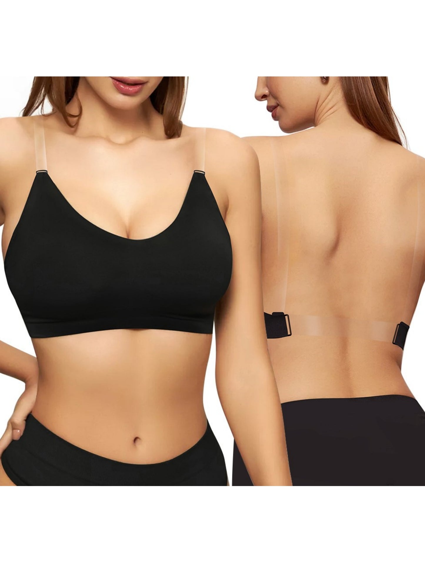 V-neck Comfortable Invisible Wireless Seamless Bra