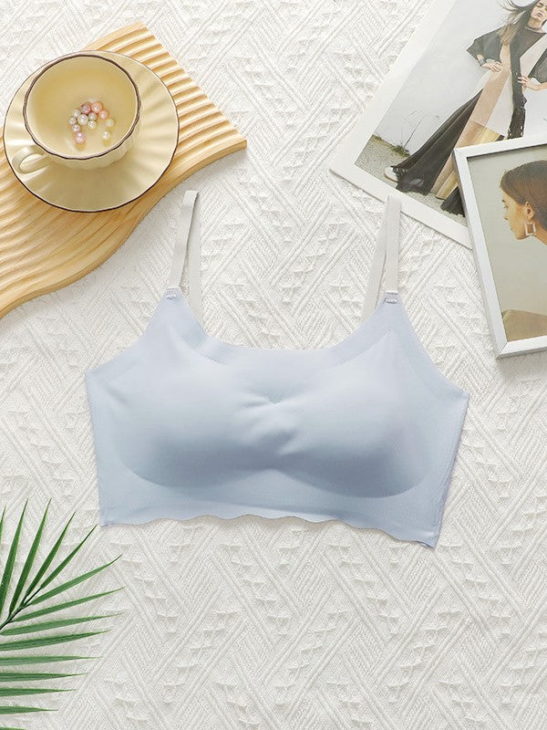 Solid Comfort Lingerie Everyday Seamless Bra