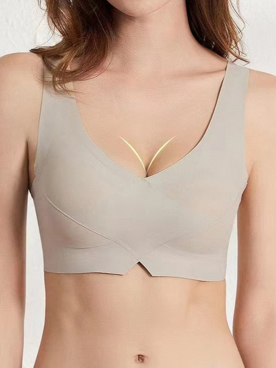 Sports Comfort One-piece Lift Seamless Wireless Push-up Bra