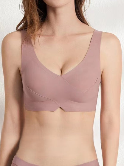 Sports Comfort One-piece Lift Seamless Wireless Push-up Bra