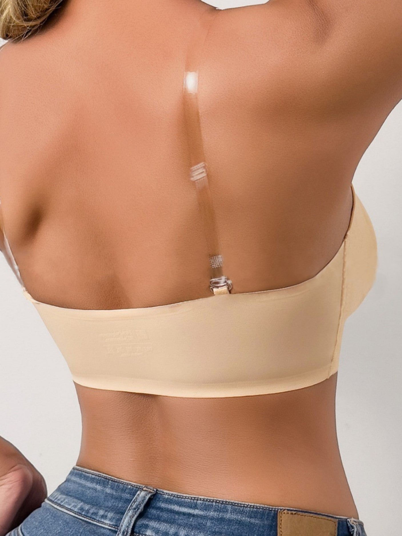 One-piece Front Closure Seamless Wireless Comfortable & Adjustable Bra，Invisible Shoulder Straps