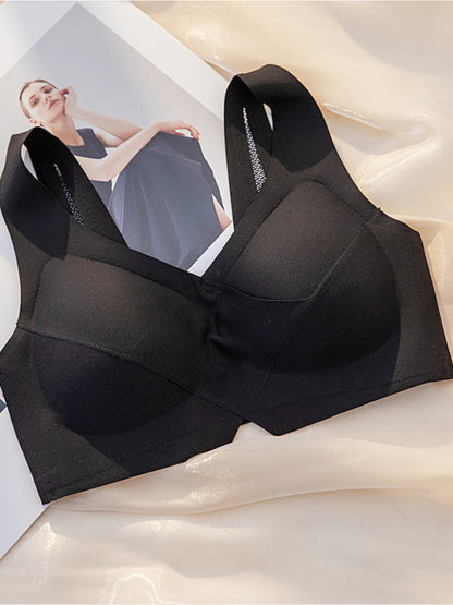 Sports Comfort One-piece Lift Seamless Wireless Push-up Bra