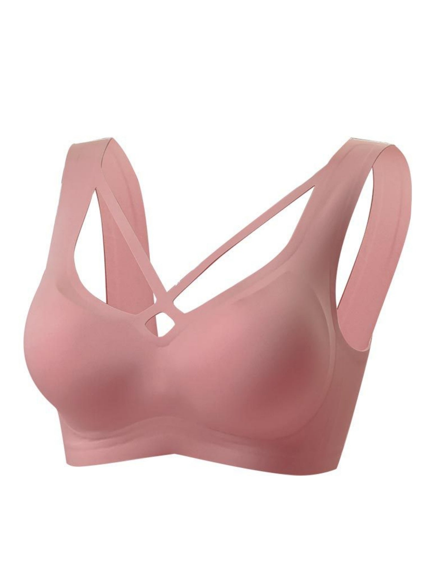 Nude Jelly Strip Support Breathable Comfort Seamless Bra