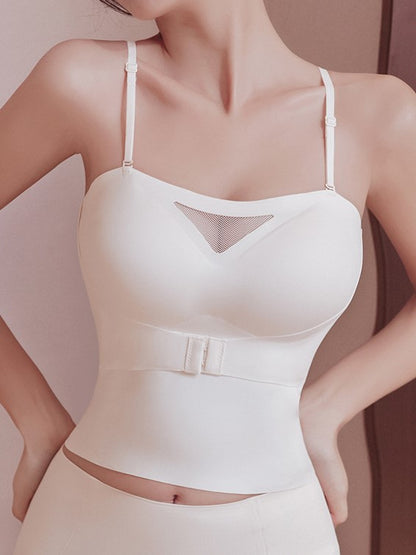 Women's Casual-Comfy Front Closure Strapless Push-Up Bra