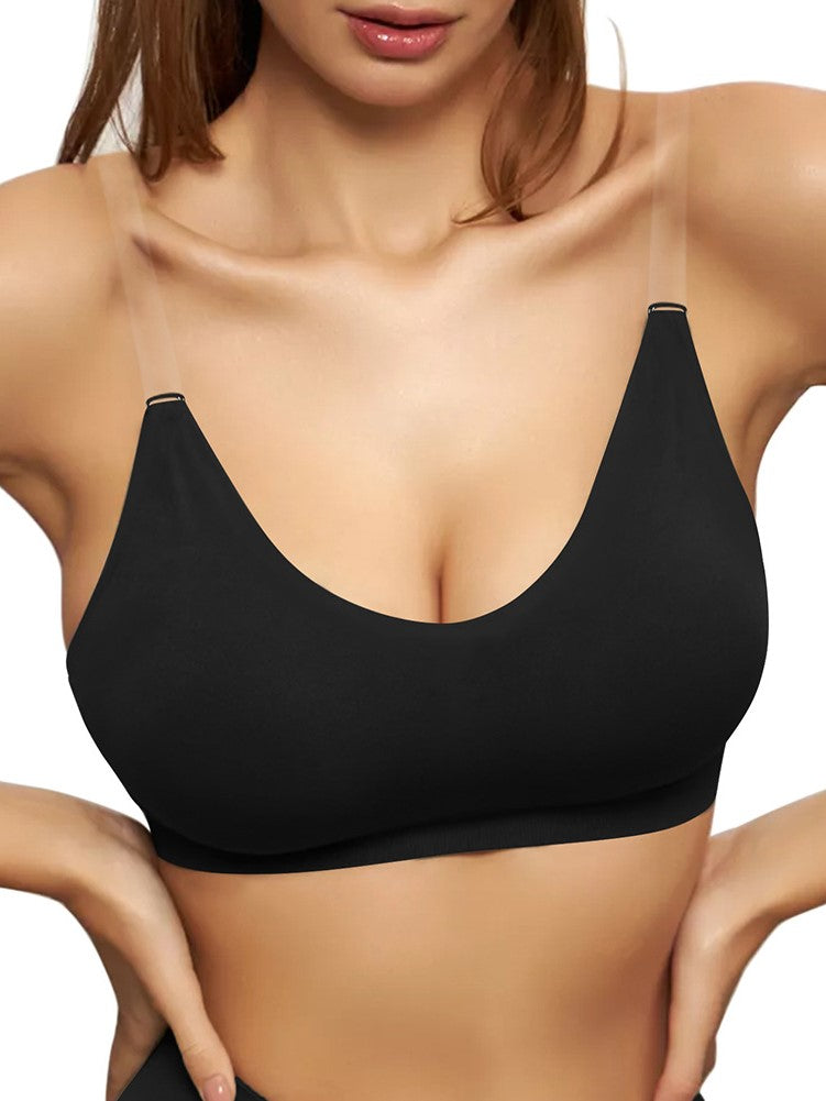 V-neck Comfortable Invisible Wireless Seamless Bra