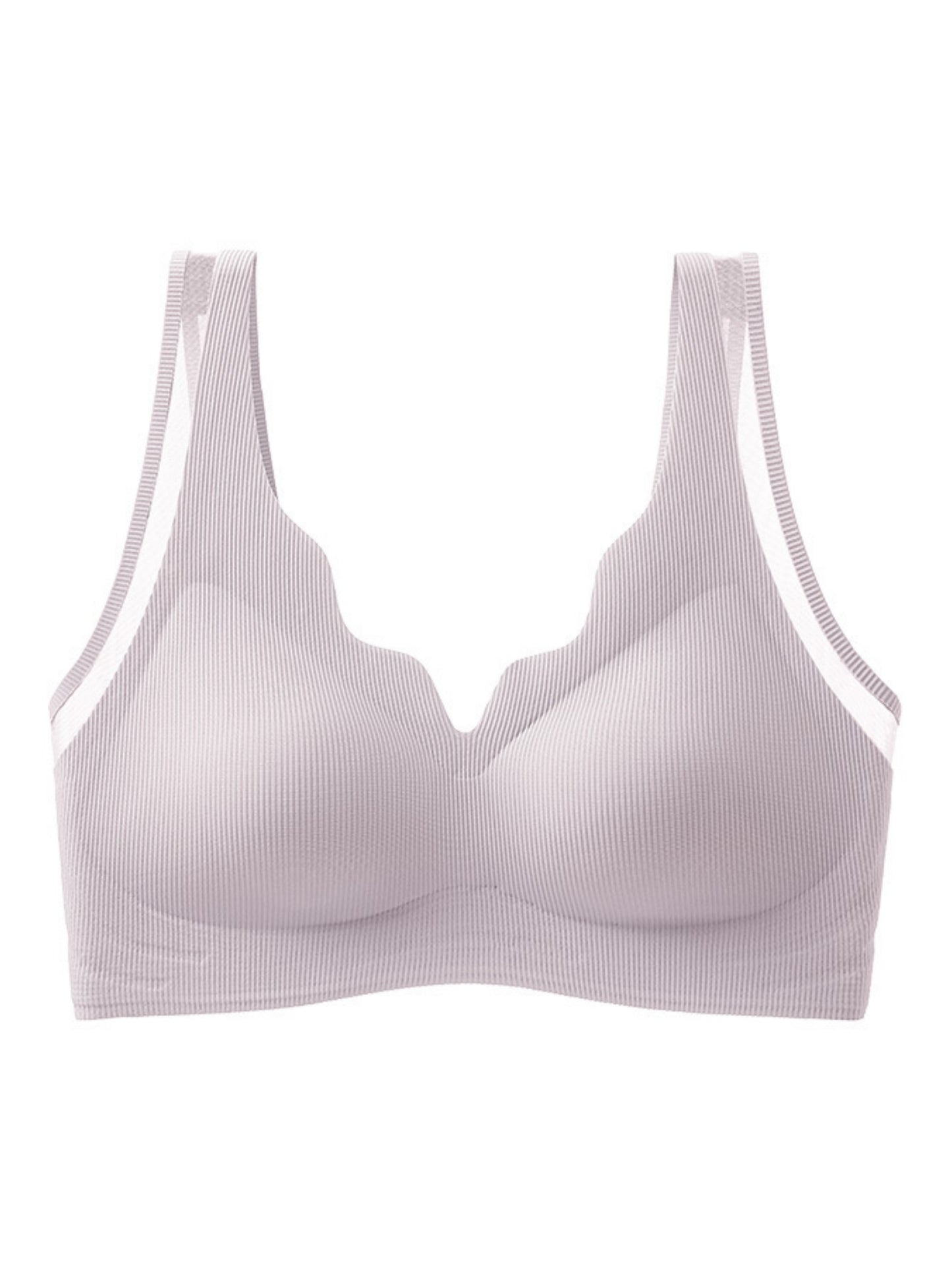 French Romantic Vest Mesh Splicing All-match Breathable Seamless Bra