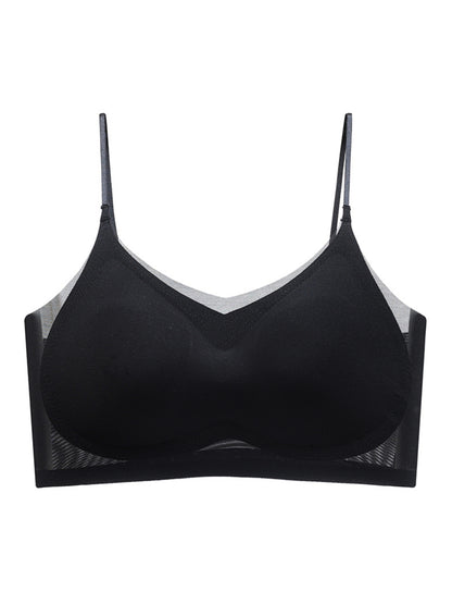 Ultra-Thin Seamless Plus Size Ice Silk Comfort Bra