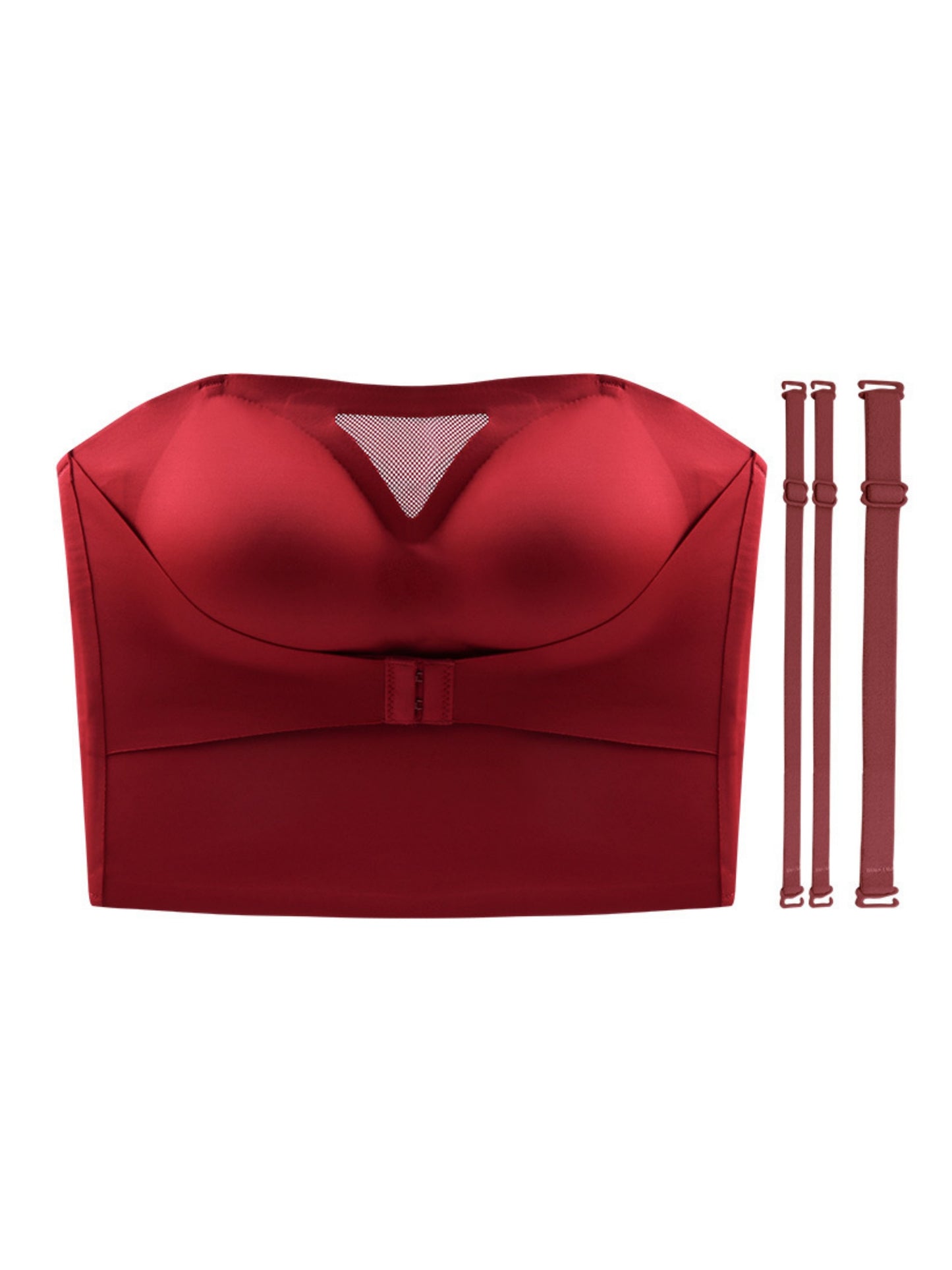 Women's Casual-Comfy Front Closure Strapless Push-Up Bra