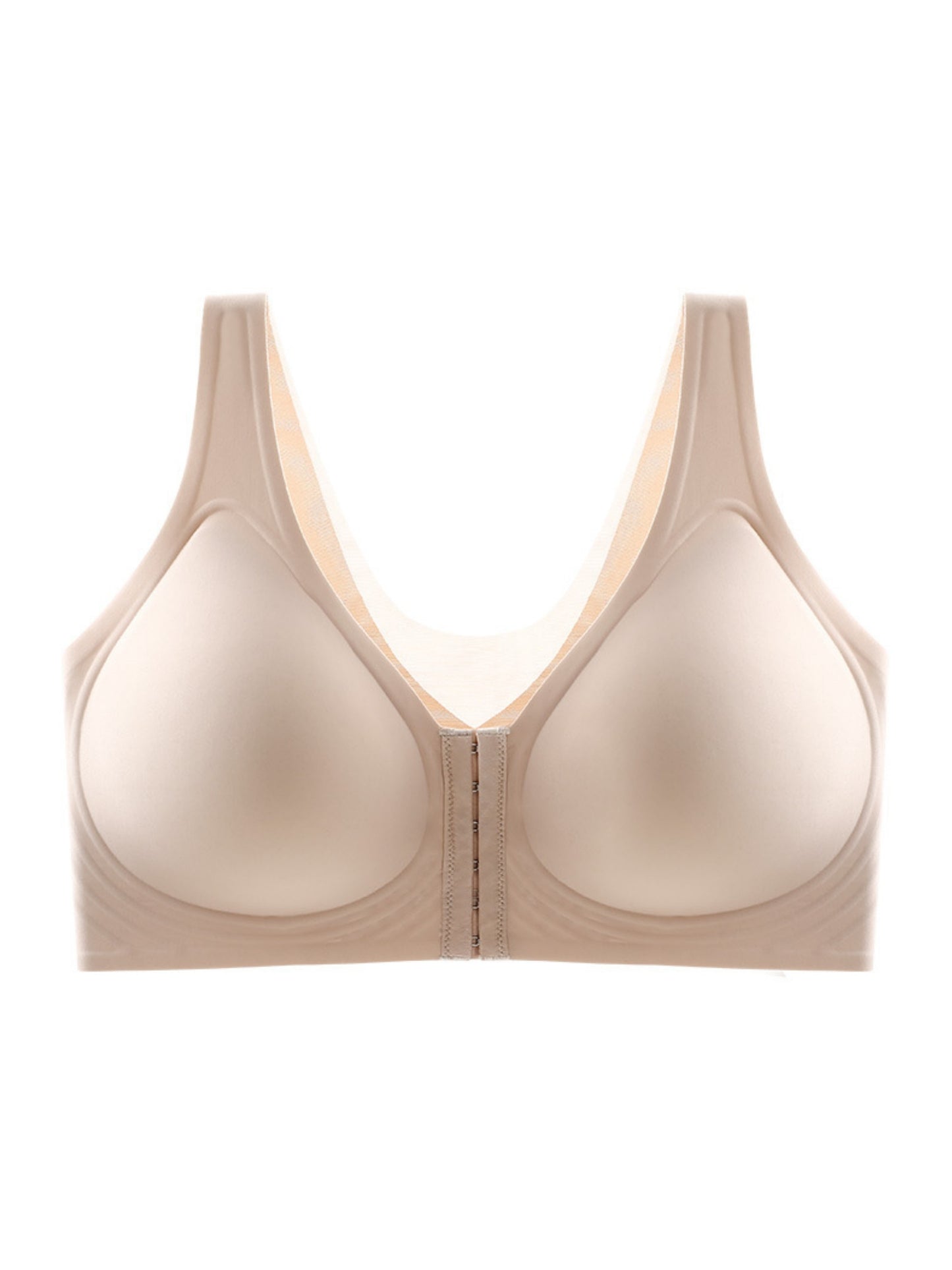 Front Closure No Steel Ring Push-up Side Breast Anti-sagging Seamless Bra