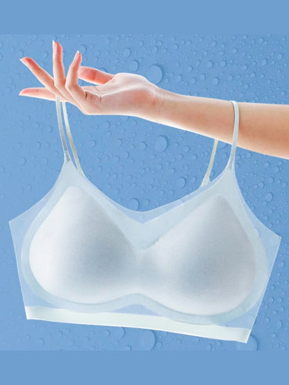 Ultra-Thin Seamless Plus Size Ice Silk Comfort Bra