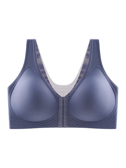 Front Closure No Steel Ring Push-up Side Breast Anti-sagging Seamless Bra