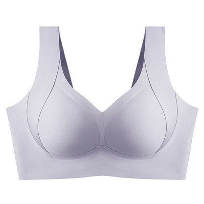 Plus Size Wireless Shaper Bra Violet