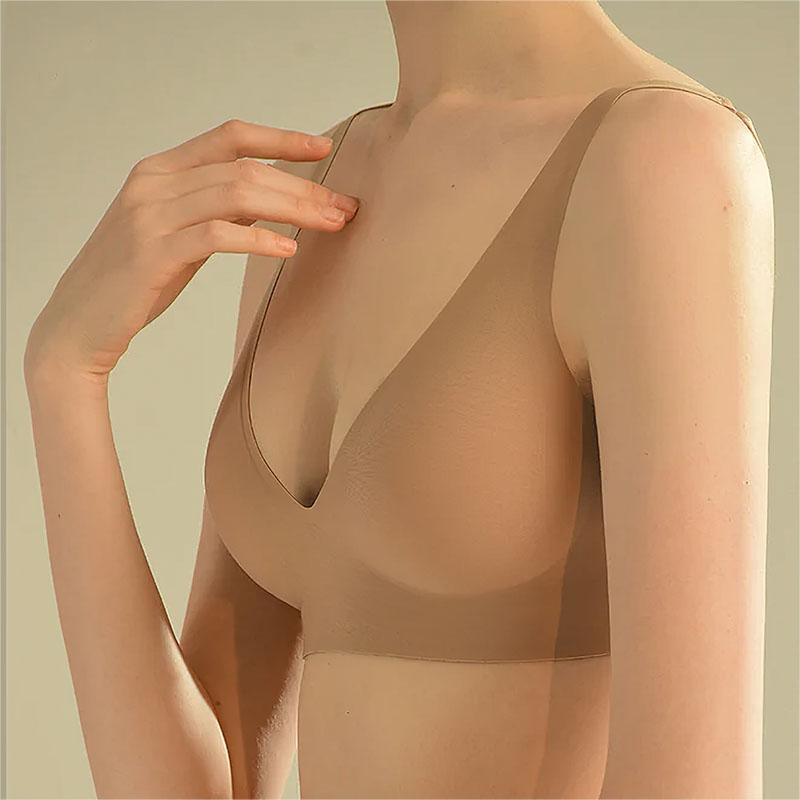 Basic French Push-up Wireless Bra Tan