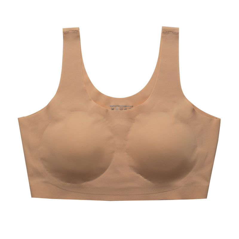 Cut Out Back No Show Wireless Yoga Bra