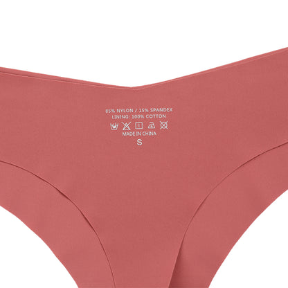 Seamless No Show Panty Thong Underwear