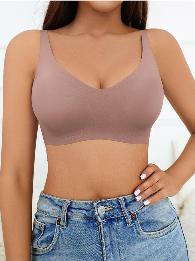 Full Coverage No Show Push-up Wireless Bra