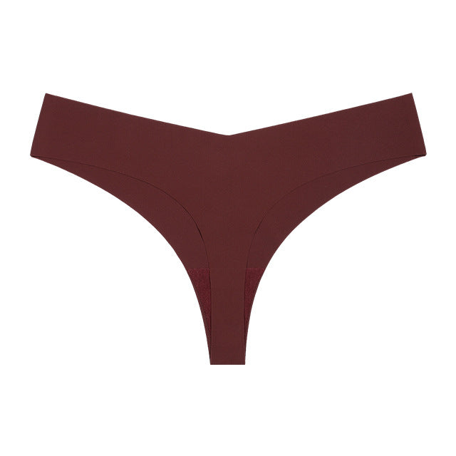 Seamless No Show Panty Thong Underwear