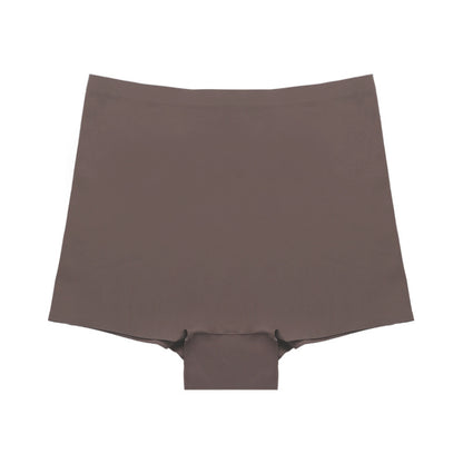 High-Waisted Solid Color Boyshorts Underwear